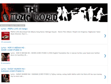 Tablet Screenshot of lyrics.themuzicworld.com